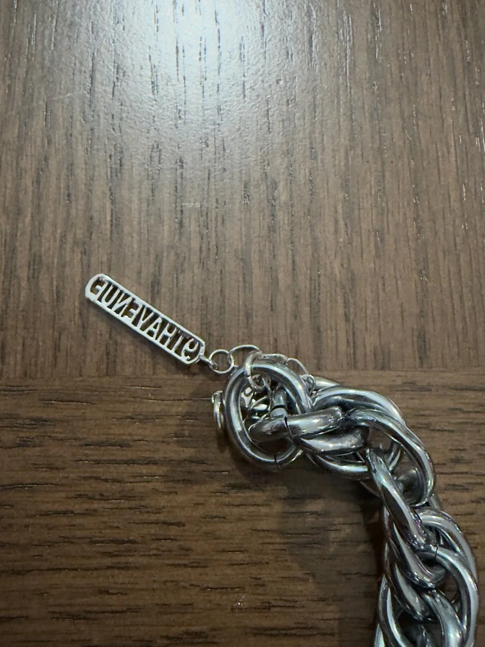 9th Avenue Silver Necklace with Pink Heart Charm